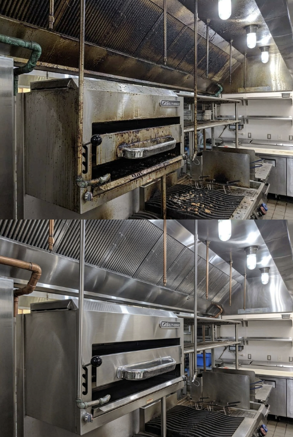 Hood canopy & plenum cleaning